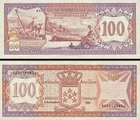 *100 Guldenov Holandské Antily 1981, P19b UNC - Kliknutím na obrázok zatvorte -